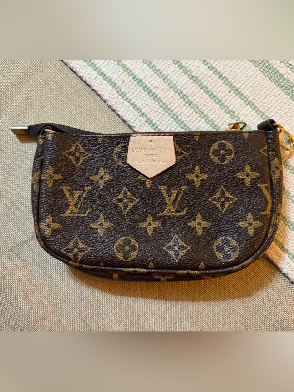 Louis Vuitton Monogram Pochette M51980 Vintage Made in France – Needs repair